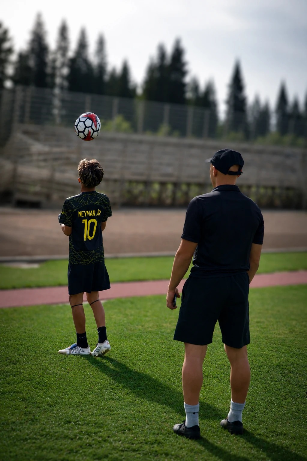 Private soccer training session
